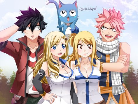 Eden's Zero x Fairy Tail by Claudia Dragneel Fairy Tail Genderbend, Fairy Tail Anime Lucy, Eden's Zero Rebecca, Natsu E Lucy, Eden Zero, Eden's Zero, Fairy Tail Family, Natsu Fairy Tail, Fairy Tail Natsu And Lucy