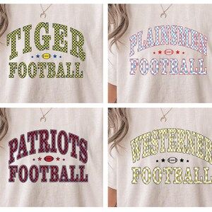 Lubbock High School Football T-Shirt Design Bundle Highschool Football, Tiger Football, Patriots Football, High School Football, School Pride, Football T Shirt, School Football, Game Day Shirts, Design Bundles