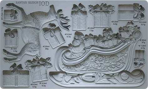 Iron Orchid Design Santa's Sleigh 6x10 IOD Mould Limited Edition #IOD #paint #mineral #FurnitureDesigns #IODstockist #furniturepainter #IODstamp #IronOrchid #WoodUbend #fusion Mind Racing, Iod Moulds, Chalkboard Christmas, Chocolate Festival, Nostalgic Christmas, Christmas Chalkboard, Santa's Sleigh, Black Chalkboard, Iron Orchid Designs