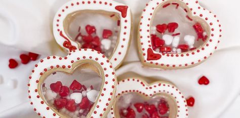 Shaker Cookies, Blueberry Scones Recipe, Egg Shakers, Valentines Baking, Scones Ingredients, Savory Scones, Heart Sprinkles, No Egg Cookies, Blueberry Scones