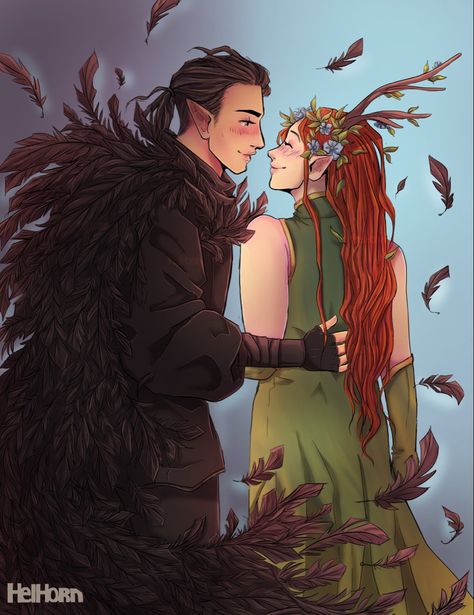 Vaxleth X Keyleth, Keyleth Cosplay, Criticle Role, Critical Role Characters, Critical Role Fan Art, Vox Machina, Hades And Persephone, Ex Machina, My Portfolio