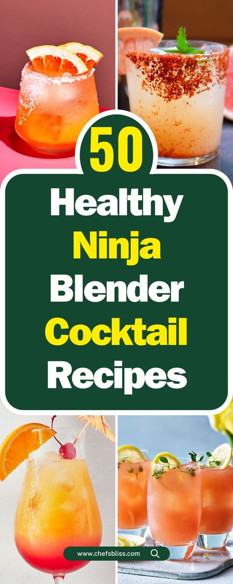 50+ Must-Try Ninja Blender Cocktail Recipes for Every Season! Easy Blender Cocktails, Ninja Cocktail Recipes, Ninja Creami Cocktail Recipes, Ninja Hot And Cold Blender Recipes, Slush Drinks, Coconut Rum Punches, Ninja Blender Recipes, Frozen Peach Bellini, Frozen Watermelon Margarita