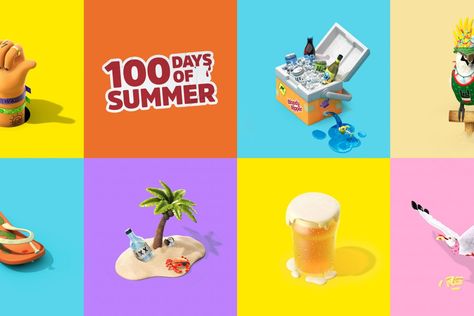 BWS Unveils 100 Days of Summer campaign Via M&C Saatchi - B&T Summer Campaign Ideas, Summer Ads Design, Summer Campaign Design, Summer Campaign Advertising, Conceptual Advertising, Brighter Summer Day Poster, Summer Camp Ads, 100 Days Of Summer, Teaser Campaign