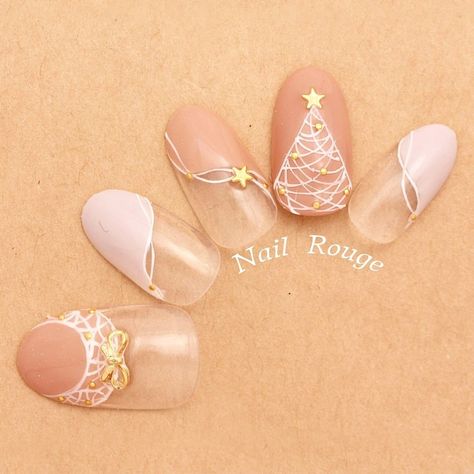 Nail Art Noel, Xmas Nail Art, Unghie Nail Art, Japanese Nail Art, Seasonal Nails, Japanese Nails, Winter Nail Art, Christmas Inspo, Winter Nail Designs