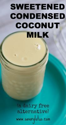 Condensed Coconut Milk, Dairy Free Alternatives, Coconut Milk Recipes, Paleo Sweets, Desserts Vegan, Dairy Free Dessert, Idee Pasto Sano, Paleo Dessert, Milk Recipes