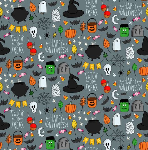 Halloween Party Collage in Grey , Raspberry Creek Fabrics Simple Halloween Backgrounds, Simple Halloween Wallpapers, Party Collage, Tiny Designs, Autumn Phone Wallpaper, Calendar Themes, Nice Tattoos, Watch Wallpapers, Fun Costumes