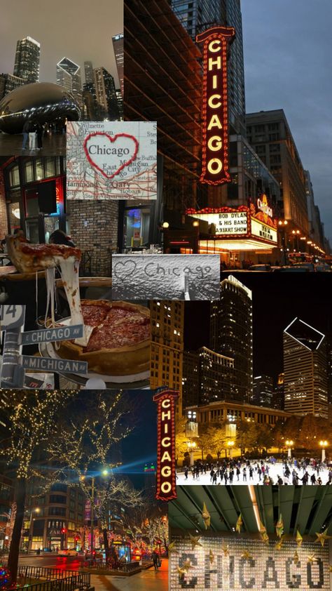 Chicago At Night Wallpaper, Travel Aesthetic Chicago, Autumn In Chicago, Chicago Vision Board, November Ipad Wallpaper, Chicago Fall Aesthetic, Chicago Aesthetic Wallpaper, Chicago Background, Chicago In February