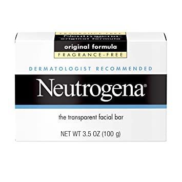 Neutrogena The Transparent Facial Bar Original Formula, Fragrance Free 3.50 oz (Pack of 5) Face Soap Bar, Transparent Soap, Facial Soap Bar, Bar Original, Gentle Face Wash, Dermatologist Recommended Skincare, Gentle Facial Cleanser, Facial Bar, Face Soap