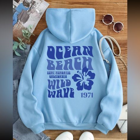 Super Cute And Stylish Ships In 5-10 Business Days Ocean Beach, California, Long Sleeve, Floral