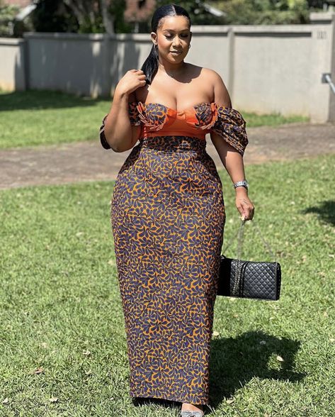 Wedding Guest Simple Outfit, Simple Ankara Dresses, Tsonga Dresses, Kitenge Outfits, Ankara Styles 2023, Simple Ankara Styles, Seshoeshoe Dresses, Colour Palate, South African Traditional Dresses