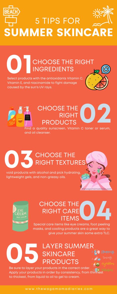 Summer Skincare Tips, Oily Skin Tips, Summer Skincare Products, Makeup Skincare Routine, Sunscreen Tips, Spa Ceylon, Beauty Self Care, Seasonal Skincare, Summer Skin Care Tips