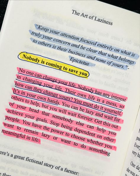 📍Harsh Lessons that can completely transform your mindset and your life. 📌Book- The Art of Laziness by @librarymindset Share with your friends!! Follow @booklyreads for more book insights and self improvement lessons. [lessons, the art of laziness, books, mindset, Books insights, booklyreads, book recommendations, life lessons, transform your life, life changing, harsh truths, harsh lessons, self improvement, motivation, Inspiring lessons] #lifelessons #quotes #theartoflaziness #dailym... Not Nice Book, Motivation Books Life Changing, The Subtitle Art Of Not Giving Book, The Art Of Laziness Book Quotes, Life Changing Advice, The Art Of Laziness, The Art Of Laziness Book, Motivation Book Quotes, Self Motivation Quotes Positive Thoughts