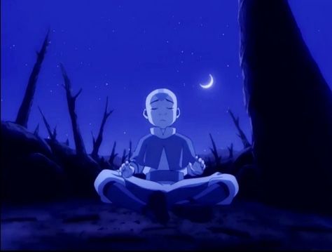 Aang Meditating, Aang Avatar, Avatar Theme, Color In Film, Avatar Ang, Avatar Legend Of Aang, Blue Avatar, Avatar Images, Avatar Picture