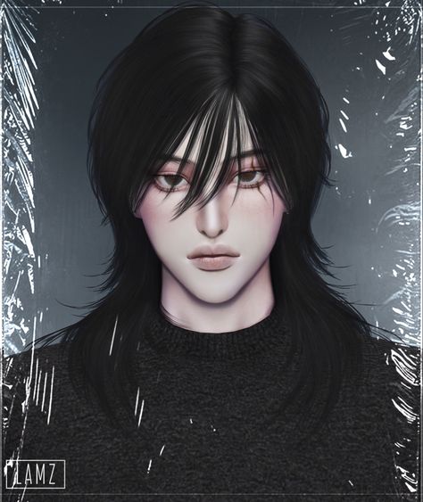 Emo Boy Hair, Sims 4 Hair Male, Mod Hair, Sims 4 Anime, Pelo Sims, Boy Hair, Sims 4 Body Mods, Sims 4 Cc Skin, Tumblr Sims 4