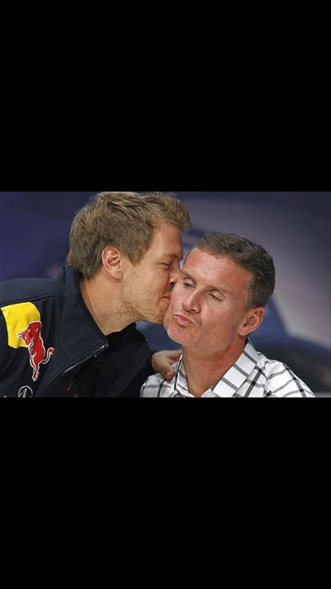 vettel kissing coulthard Mika Hakkinen, David Coulthard, Kiss, Couple Photos, Sports, Quick Saves