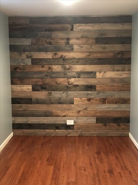 Wooden Accent Wall, Pallet Walls, Fa Fal, Wall Wood, Wood Accent Wall, Rustic Wood Walls, Accent Wall Bedroom, Reclaimed Wood Wall, Into The Woods