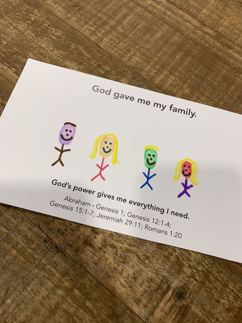 Sample craft for "Fingerprint Family," 35s, Day 1 God Gives Family Craft, Gods Family Craft, Tots Activities, Orange Vbs, Godly Art, Friendship Crafts, Orange Power, Cousin Camp, Summertime Crafts