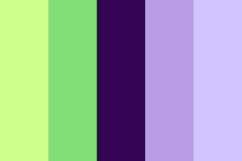 Green Aesthetic Color Palette, Purple Green Aesthetic, Purple Images, Aesthetic Color Palette, Purple Pictures, Flat Color Palette, Palette Challenge, Minted Art, Purple Color Palettes