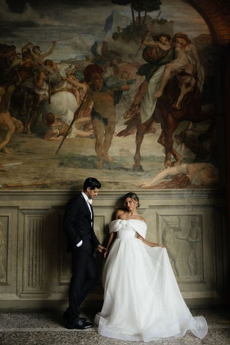 villa carlotta wedding in lake como italy, off the shoulder wedding dress, bridal bun, bridal updo, museum wedding inspo, italy wedding, lake como wedding, statement earrings, bridal inspo, culture theory co photography, pamela bearden, destination wedding photography Wedding Statement Earrings, Wedding Lake Como, Villa Carlotta, Off The Shoulder Wedding Dress, Destination Wedding Italy, Museum Photography, Art Museum Wedding, Art Gallery Wedding, Shoulder Wedding Dress