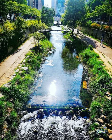 Cheonggyecheon Stream, Mazar Sharif, Quetta Pakistan, Kandahar Afghanistan, Seoul City, Erosion Control, Landscape Design Plans, Korea Travel, Seoul South Korea