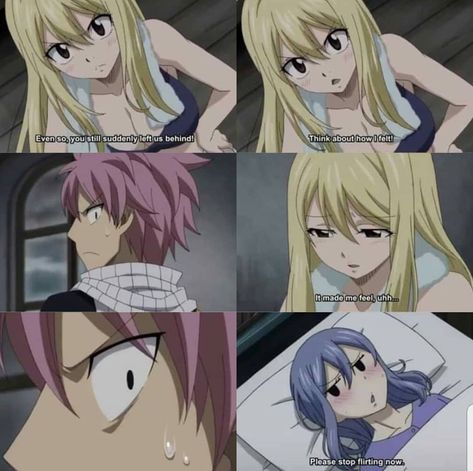 Fairy Tail Nalu Moments, Funny Anime Quotes, Lucy X Natsu, Nalu Moments, Fairy Tail Movie, Fairytail Nalu, Fairy Tail Meme, Fairy Tail Funny, Fairy Tail Comics