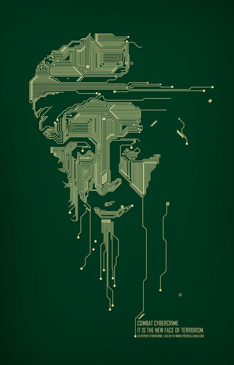 Circuitry Art, Advertising Ideas, Ad Of The World, Creative Advertising Campaign, Bin Laden, Arte Cyberpunk, Marketing Advertising, Mumbai India, Graphic Design Advertising