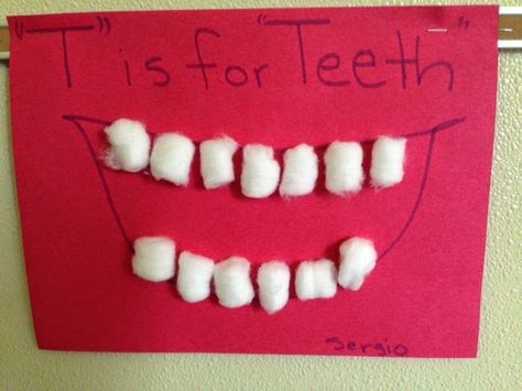 T Is For Teeth Preschool, Letter T Preschool Crafts, Letter T Crafts For Toddlers, Letter T Activities For Kindergarten, T Is For, Letter T Preschool Activities, Letter T Preschool, Letter T Activities For Preschool, Teeth Craft