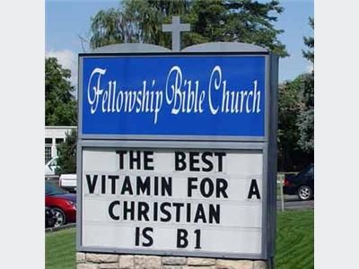 Best Church Sign Sayings | Church Signs Across America - Beliefnet.com Church Sign Sayings, Funny Church Signs, Church Humor, Religious Humor, Church Bulletin Boards, Christian Jokes, Church Signs, Church Bulletin, Church Quotes