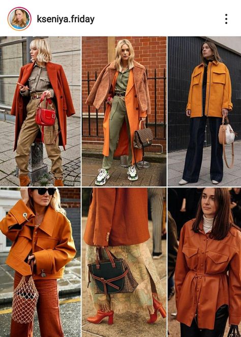 Orange Blazer, Dark Autumn, Fall Color Palette, Trending Fashion Outfits, Color Balance, Classy Casual, Warm Autumn, Old Friends, Work Outfit