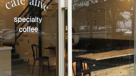 Coffee Header, Coffee Shop Banner, Korean Coffee Shop, Random Header, Comfort Corner, Korean Coffee, Aesthetic Header, Sage Blue, Daily Activity