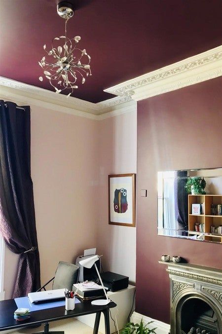 Study Vibe, Virginia House, Purple Bedroom, Games Room, Metallic Wallpaper, Paint Shades, Sleep Tight, Dusky Pink, Bedroom Paint