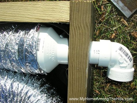 Air passage for passive solar furnace Homemade Neosporin, Solar Furnace, Solar Heater Diy, Diy Heater, Passive Solar Heating, Solar Heater, Solar Energy Diy, Solar Power Diy, Free Energy Generator