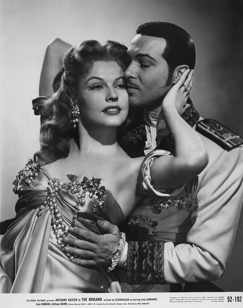 Anthony Dexter - The Brigand (1952) Glen Ford, Rita Hayworth Gilda, Glenn Ford, Classic Film Noir, Robert Pattinson Twilight, Jean Gabin, Richard Chamberlain, Couple Poses Reference, Katharine Hepburn