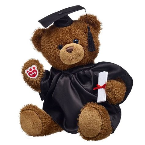 Traditional Cocoa Bear Graduation Black Graduation Outfit, Black Stuffed Animal, Graduation Teddy Bear, Bear Aesthetic, Edit Inspiration, Graduation Bear, Black Graduation, Job Well Done, Kids Toy Organization