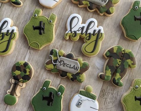 Army Gender Reveal Ideas, Camo Baby Shower Ideas, Camo Gender Reveal, Camouflage Baby Shower, Army Theme, Baby Boy Sprinkle, Army Baby, Baby Shower Camo, Apple Ideas