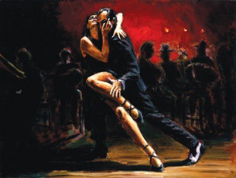 Tango Art, Fabian Perez, Tango Dancers, 2012 Summer Olympics, Dance Dreams, Rennaissance Art, Swing Dancing, Figurative Artists, Easy Drawings Sketches