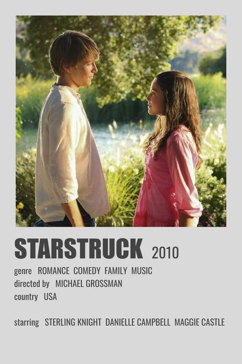 Starstruck Poster, Dcom Movies Aesthetic, Starstruck Movie Aesthetic, Comfort Movies To Watch, Netflix Movies Poster, Starstruck Aesthetic, Movies Posters Aesthetic, Book Posters Aesthetic, Music Movie Poster