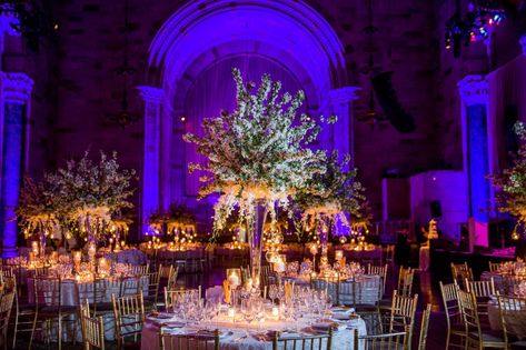 Manhattan Wedding Venues, Bridal Reflections, Photo New York, Theatre Wedding, Wedding Nyc, Manhattan Wedding, Tall Centerpieces, 42nd Street, Wedding Inside