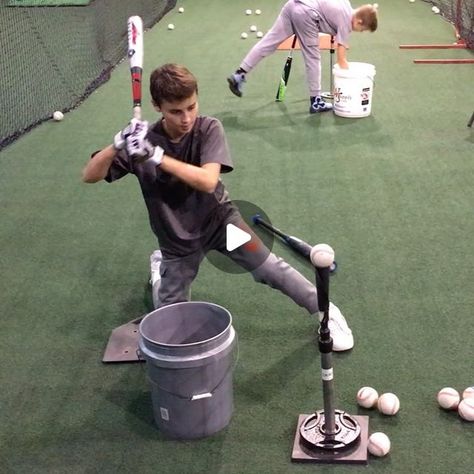 Laird's Training LLC on Instagram: "Patrick Hobson last nite working on the "Slot and Feel" Drill on 1 Knee! Focus is working on the slot of elbow, proprioception, body awareness and the feel of the swing! Great drill and helps a lot of ballplayers! #baseball #hitting #hittingdrills #HittingTips #work #proprioception #bodyawareness #feel #youthbaseball #baseball #instagood #instagram #youtube #youtubechannel #highschoolbaseball #collegebaseball #ballplayer #batting #battingpractice #tee #drills" Indoor Batting Cage, Baseball Training Equipment, Batting Cage, Baseball Drills, Baseball Hitting, High School Baseball, Baseball Training, College Baseball, Body Awareness