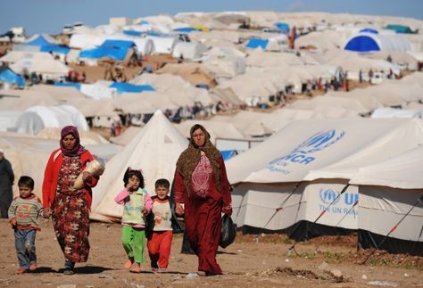 The UNHCR refugee camp. Photo: BULENT KILIC/AFP/Getty Images Khaled Hosseini, Edward Snowden, Christian Quotes Prayer, Refugee Camp, Pakistan News, United Nations, Beirut, World Leaders, Children And Family