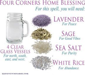 If you want to actively create a peaceful environment for yourself, its important to cleanse the space and infuse it with your own power of intention. Energy clearing and intention setting is a won… Home Blessing Spell, Blessing Spell, Wicca Recipes, Jar Spells, Home Blessing, Witch Bottles, Wiccan Magic, Spell Jar, Magick Spells