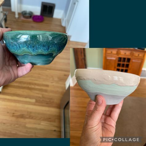 Seaweed Over Rainforest Glaze, Rainforest Glaze Combinations, Seaweed Glaze Combinations, Rainforest Glaze, Amaco Seaweed, Seaweed Glaze, River Birch, Glaze Combinations, Glaze Combos