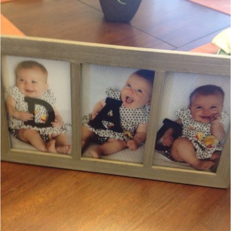 Father's Day gift!  Hobby lobby letters, spray paint, a little photo session, and a cute frame. Dad Photoshoot With Letters, Daddy Picture Frame Diy, Dad Picture Father’s Day, Fathers Day Picture Frame, Picture Frame Fathers Day Gift, Father’s Day Picture Frame From Kids, Hobby Lobby Letters, Dad Picture Frame, Picture Frames For Father’s Day