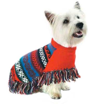 Adorable! I'd love to find this pattern. Dog Poncho, Pet Crochet, Small Dog Sweaters, Crochet Dog Sweater, Cute Dog Clothes, Poncho Coat, Akita Dog, Sweater Poncho, Designer Dog Clothes