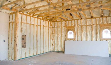 Stay Toasty On A Budget: Cheap Garage Insulation Ideas Garage Ceiling Insulation, Insulate Garage, Metal Building Insulation, Cheap Insulation, Underfloor Insulation, Diy Insulation, Building Insulation, Garage Insulation, Spray Insulation