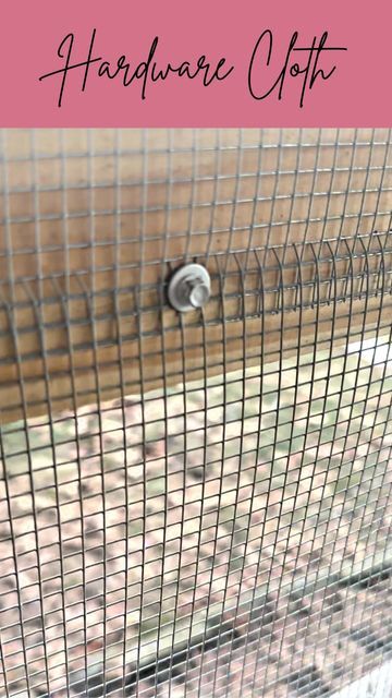 How To Attach Hardware Cloth To Chicken Coop, Hardware Cloth Chicken Coop, Chicken Coop Wire, Chook House, Yard Chickens, Meat Rabbits, Acre Homestead, Chicken Coup, Backyard Farm