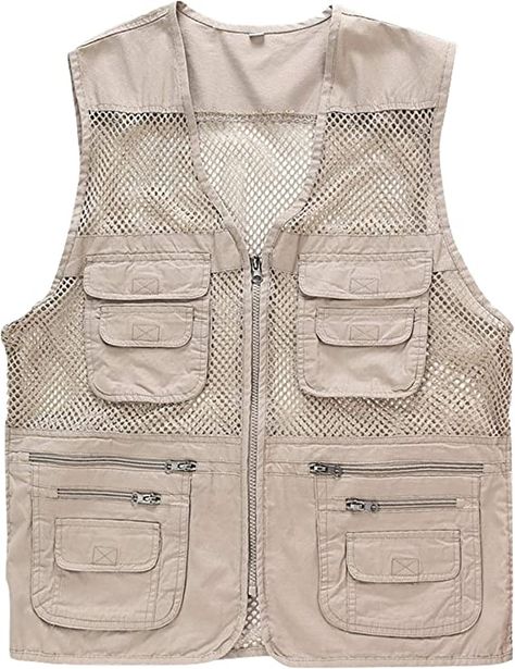 Hiking Vest, Safari Vest, Travel Vest, Pocket Vest, Cargo Vest, Fishing Vest, Utility Vest, Travel Hiking, Outerwear Vest