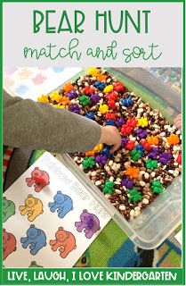 Bear Activities Preschool, Hibernation Preschool, Brown Bear Brown Bear Activities, Bears Preschool, Theme Preschool, Bear Hunt, Preschool Centers, Daily Ideas, Preschool Colors