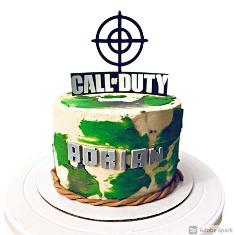 Call Of Duty Cake Design, Call Of Duty Cake, Football Themed Cakes, Unicorn Topper, Bullet Journal Design Ideas, 15th Birthday, Call Of Duty, Cake Creations, Kids Cake