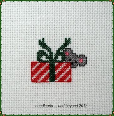 mouse and package ornament Christmas Mouse Cross Stitch Patterns Free, Small Cross Stitch Patterns Free Minis, Christmas Tree Cross Stitch Patterns, Small Christmas Cross Stitch Patterns, Christmas Tree Cross Stitch, Christmas Tree Cross, Christmas Cross Stitch Patterns Free, Cross Stitch Christmas Cards, Tree Cross Stitch